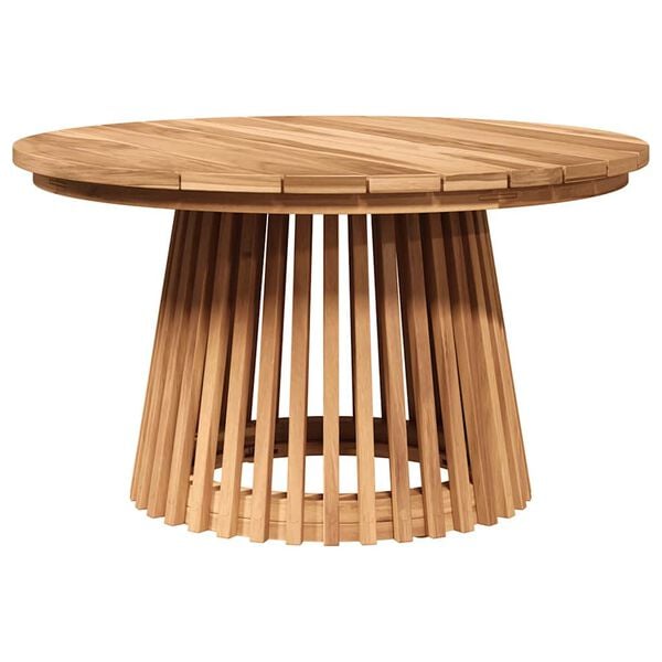 vidaXL Table d'appoint Marron 70 x 70 x 40 cm Bois de teck massif