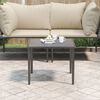 vidaXL Table de jardin gris 48x48x37 cm acier