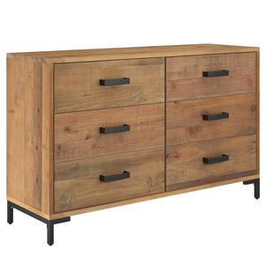 vidaXL Buffet Marron 110x35x70 cm Bois de pin massif