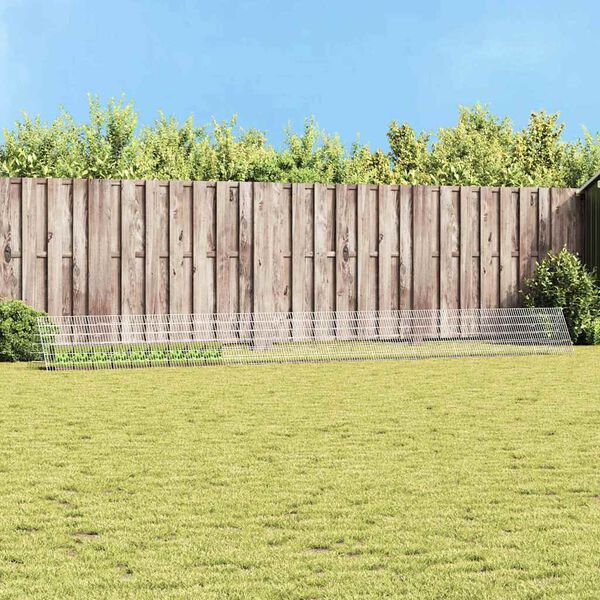 vidaXL Cage pour lapins Argent 650 x 55 x 55 cm Acier galvanis&eacute;