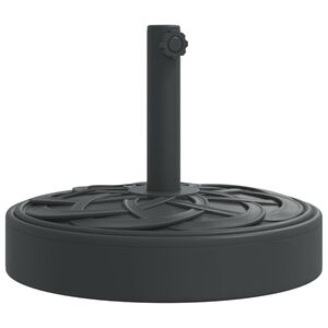 vidaXL Base de parasol pour m&acirc;ts &Oslash;38 / 48 mm 25 kg rond
