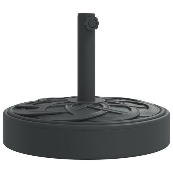 vidaXL Base de parasol pour m&acirc;ts &Oslash;38 / 48 mm 25 kg rond
