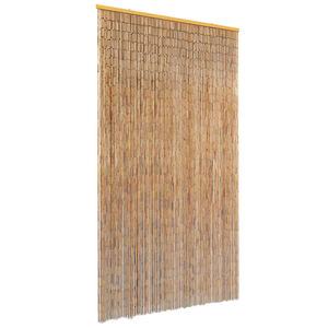 vidaXL Rideau de porte contre insectes Bambou 100 x 220 cm