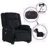 vidaXL Fauteuil inclinable de massage électrique noir similicuir