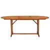 vidaXL Table de jardin 200x100x75 cm Bois d'eucalyptus solide