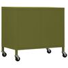 vidaXL Armoire de rangement Vert olive 60x35x56 cm Acier