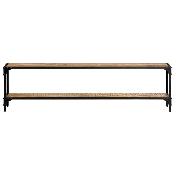 vidaXL Meuble TV 150x30x40 cm Bois massif de manguier