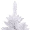 vidaXL Sapin de No&euml;l artificiel &agrave; charni&egrave;res avec support blanc 150 cm