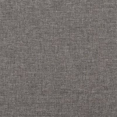 vidaXL Fauteuil avec repose-pied Gris foncé 60 cm Tissu