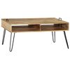 vidaXL Table basse Bois de manguier massif 100x60x45 cm