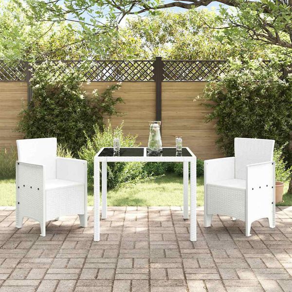 vidaXL Chaise de jardin 2 pcs Blanc 53 x 49 x 85 cm Polypropyl&egrave;ne