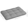 vidaXL Coussins de canap&eacute; palette lot de 7 Gris