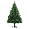 vidaXL Sapin de No&euml;l artificiel &agrave; charni&egrave;res avec support 150 cm