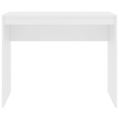 vidaXL Bureau Blanc 90x40x72 cm Bois d'ingénierie