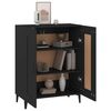 vidaXL Buffet Noir 69,5x34x90 cm Bois d'ing&eacute;nierie