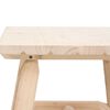 vidaXL Table d'appoint 49x49x50 cm bois massif d'&eacute;pic&eacute;a