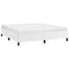 vidaXL Cadre de lit sans matelas blanc California similicuir