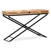 vidaXL Table console Bois de manguier massif 130 x 40 x 80 cm