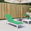 vidaXL Coussin de chaise de terrasse vert (75+105)x50x4 cm