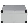 vidaXL Valise &agrave; outils 46 x 33 x 16 cm Argent&eacute; Aluminium