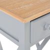 vidaXL Table d'appoint Gris 27 x 27 x 65,5 cm Bois