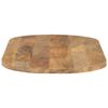 vidaXL Dessus de table 100x40x2,5 cm ovale bois massif de manguier