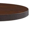 vidaXL Table de bistro Marron fonc&eacute; 60 cm MDF