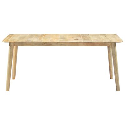 vidaXL Table de salle à manger 180x90x76 cm Bois de manguier massif