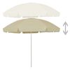 vidaXL Parasol de plage jaune sable 300 cm