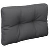 vidaXL Coussins de palette lot de 2 anthracite tissu