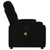 vidaXL Fauteuil de massage inclinable noir tissu