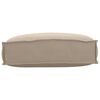 vidaXL Coussin Taupe 50 x 40 x 12 cm Tissu Oxford