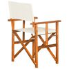 vidaXL Chaises de metteur en scène lot de 2 Bois massif d'acacia