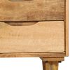 vidaXL Table de chevet Bois de manguier massif 40 x 30 x 59,5 cm