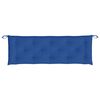 vidaXL Coussins de banc jardin lot de 2 bleu 150x50x7 cm tissu Oxford