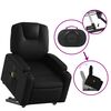 vidaXL Fauteuil inclinable de massage noir similicuir