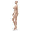vidaXL Mannequin femme sexy avec base en verre Beige 180 cm