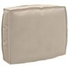 vidaXL Set de coussins de palette 2 pcs Taupe Tissu Oxford