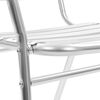 vidaXL Chaises empilables d'ext&eacute;rieur lot de 4 Aluminium