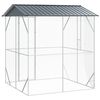 vidaXL Cage pour oiseaux Anthracite 215 x 208 x 247 cm Acier galvanis&eacute;