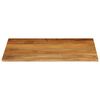 vidaXL Dessus de table à bord vivant 100x80x2,5cm bois massif manguier