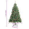 vidaXL Sapin de No&euml;l artificiel articul&eacute; avec 300 LED 180 cm