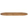 vidaXL Dessus de table 80x40x2,5 cm ovale bois massif de manguier