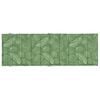 vidaXL Coussin de chaise longue motif de feuilles tissu oxford