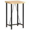 vidaXL Table de bar 60x60x107 cm Bois de manguier brut