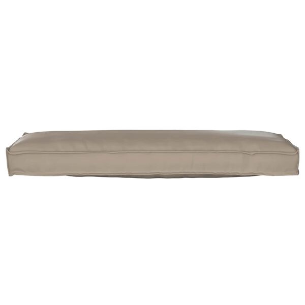 vidaXL Coussin Taupe 120 x 40 x 8 cm Tissu Oxford