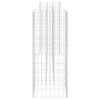 vidaXL Jardini&egrave;re &agrave; gabion en H Fil d'acier 260x40x100 cm