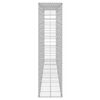 vidaXL Mur &agrave; gabion avec couvercles Acier galvanis&eacute; 200 x 20 x 85 cm