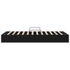 vidaXL Lit de Rangement avec matelas Noir 100 x 190 cm Faux cuir