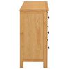 vidaXL Commode 105x33,5x73 cm Bois de ch&ecirc;ne massif
